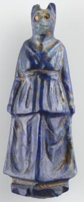 Bastet - Lapis lazuli in long robe Bastet - Lapis lazuli in long robe