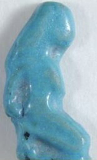 Blue glaze bound captive