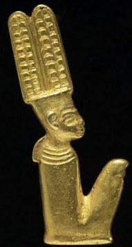 Gold squatting Amun