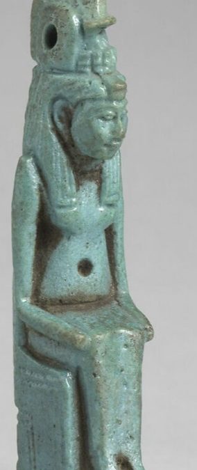 Hatmehyt - Blue glaze H 7.7, W 1.7
