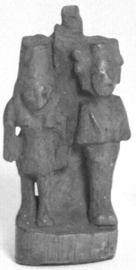 Ivory dyad of Horus and Osiris Ivory dyad of Horus and Osiris