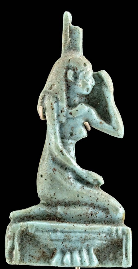 Isis mourning - Turquoise glaze flat back Isis mourning - Turquoise glaze flat back