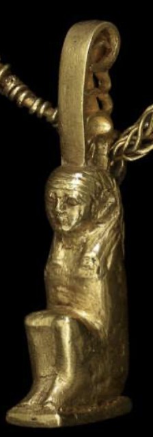 Maat - Gold collar pendant