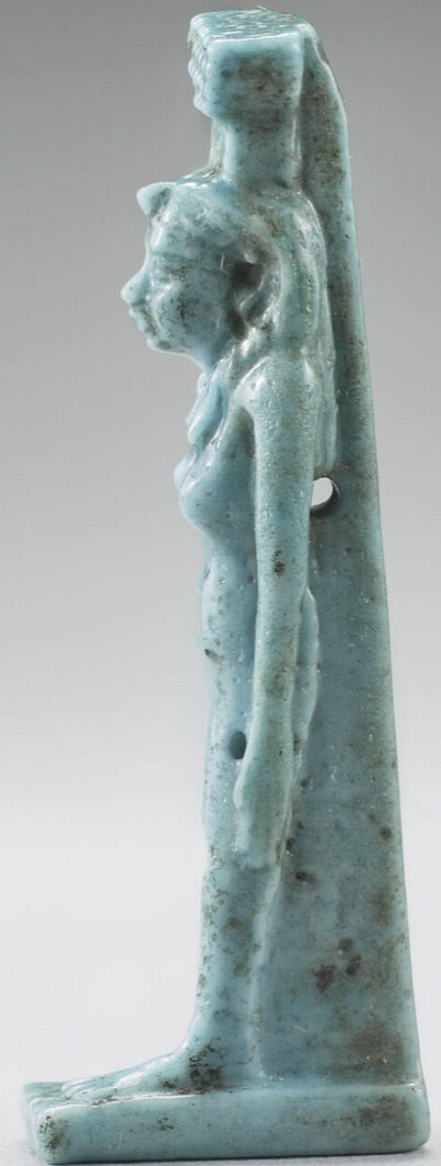 Nephthys - Blue/green glaze Nephthys - Blue/green glaze