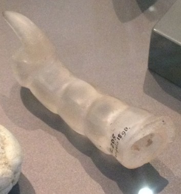 Rock crystal scorpion tail