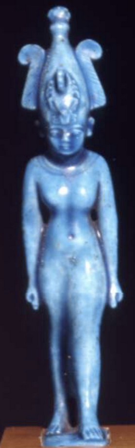 Serket - Blue glazed wearing the Serket - Blue glazed wearing the