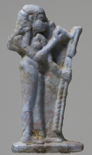 Seshat - Blue glass, emblem broken Seshat - Blue glass, emblem broken